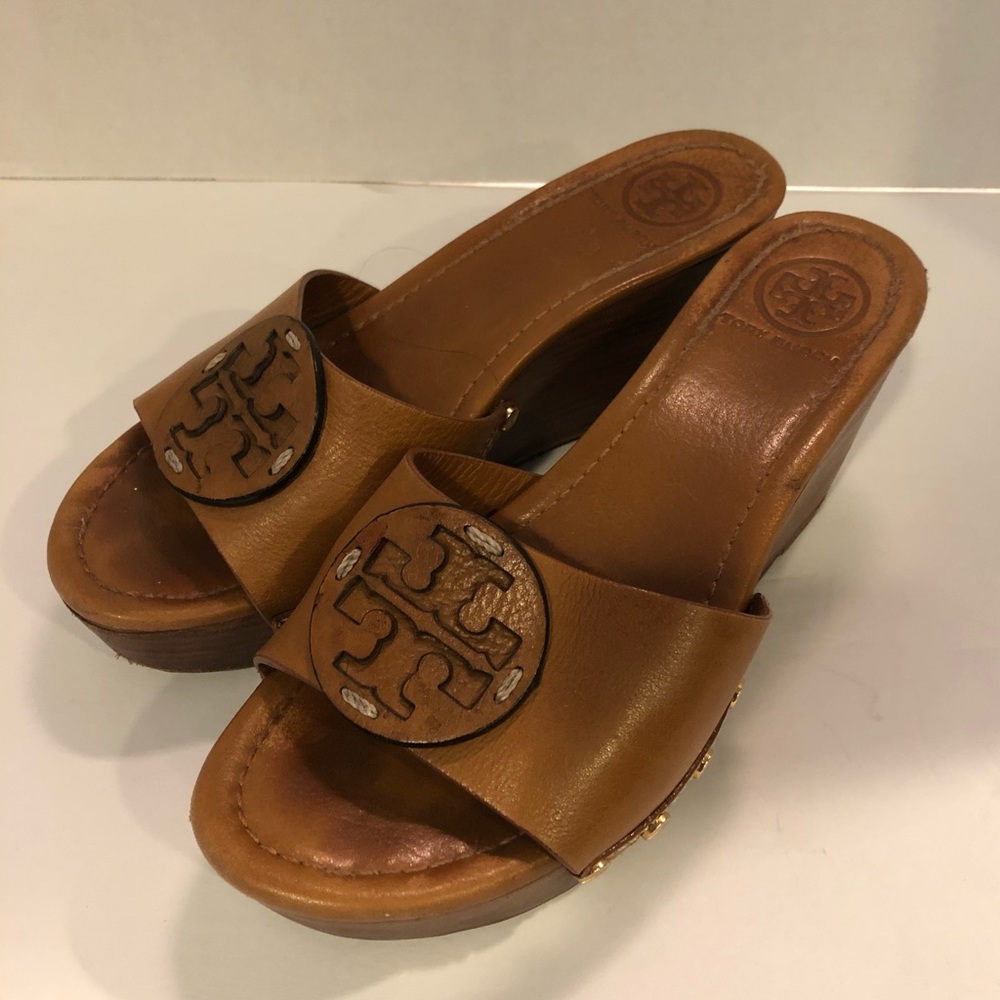 Tory Burch Patti Wedge Slide Size 7 1/2